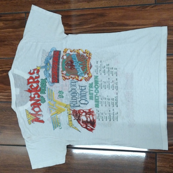 Vintage 80s monsters of the rock see true t shirt - Picture 5 of 7